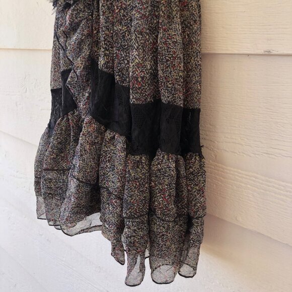 Ryu Flirty Spaghetti Strap Mini Dress Size Small Whimsical Punk - Picture 9 of 16